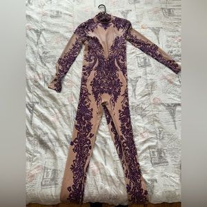Crystal bodysuit.